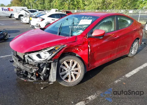 2016 Hyundai Elantra Se из США, поврежденный, VIN KMHDH4AE3GU526472